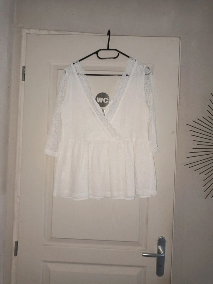 Blouse blanc bohème