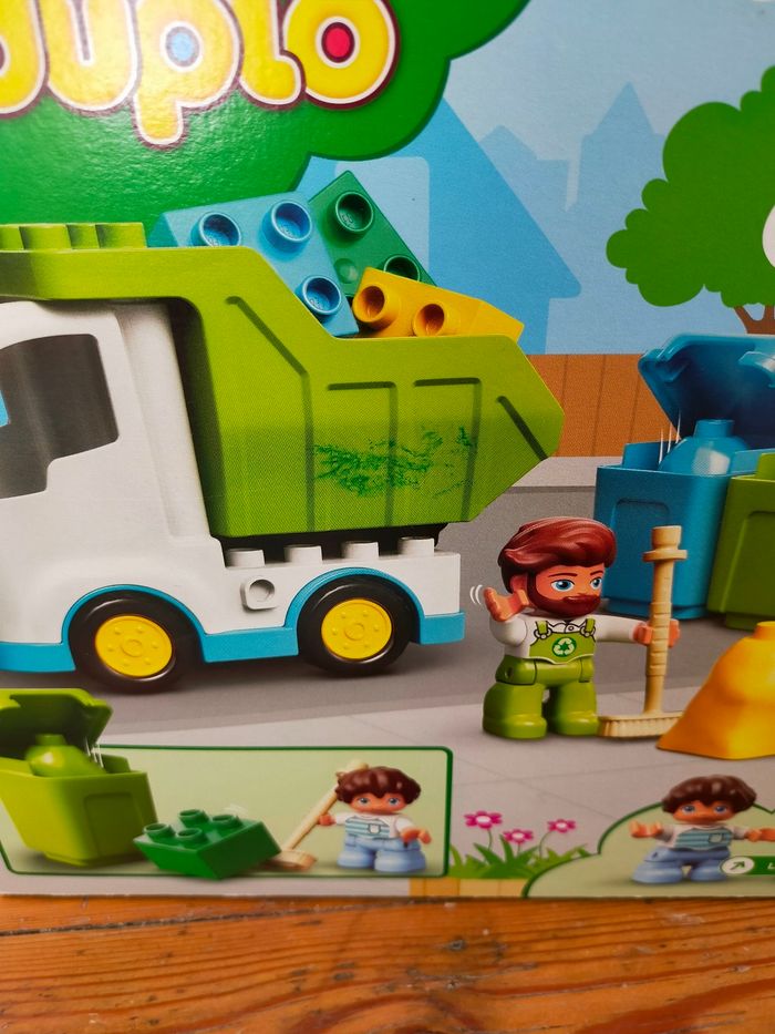 Lego Duplo camion de poubelle et tri sélectif - photo numéro 4