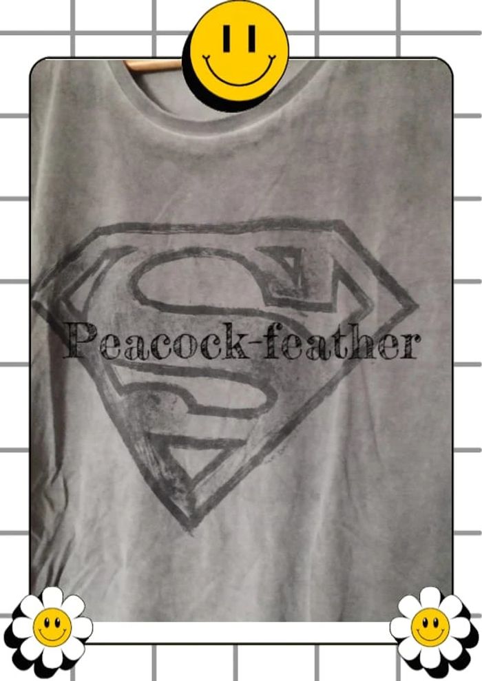 T-shirt superman gris xxl homme - photo numéro 2