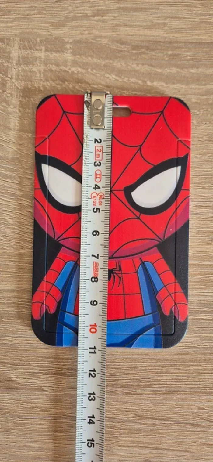 Porte carte d'identité Spiderman avec lanière fantaisie. - photo numéro 7