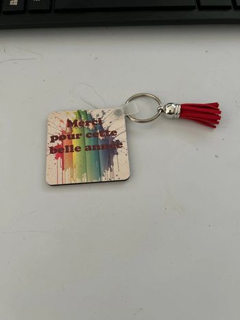 Porte clés merci pour cette belle année