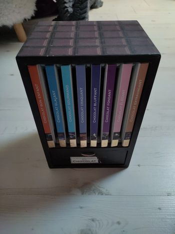 Coffret la petite bibliothèque du chocolat