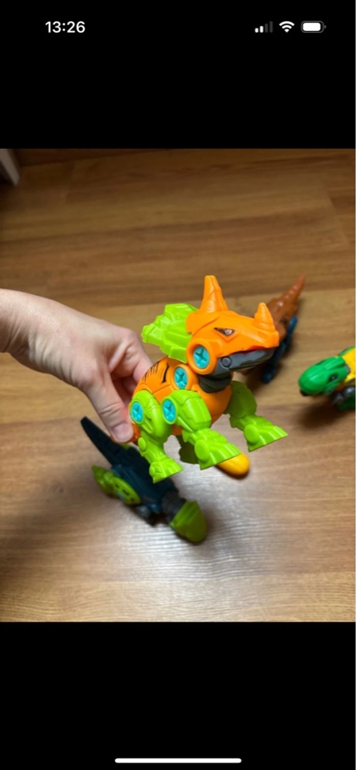 Jouet garçon dinosaure à construire - photo numéro 2