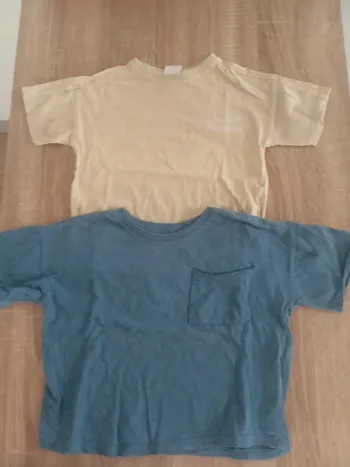 🌹2 tee shirt zara 3-4 ans 🌹