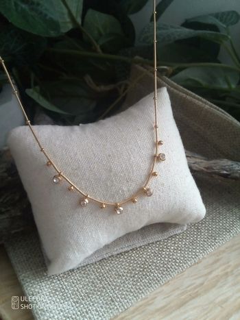 Colliers multi zircons dorés