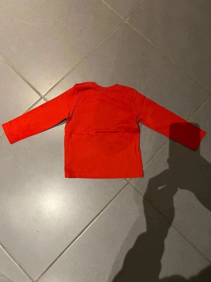 T shirt - Manches longues - Z - Échantillon de bonne humeur - Rouge - 24 mois - photo numéro 3