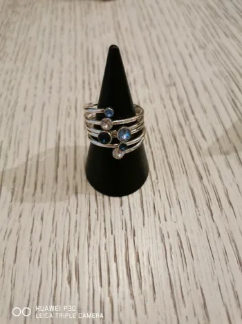Bague bleu