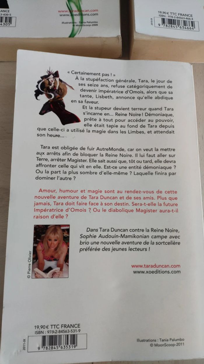 Lot 5 livres Tara Duncan tomes 4 5 7 8 9 continent dragon invasion impératrice reine noire - photo numéro 4