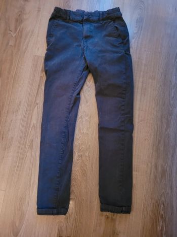 Pantalon bleu Chino TAO 14 ans