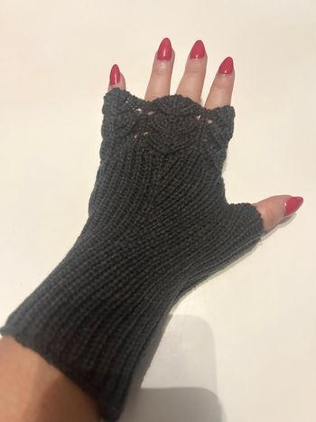 Mitaines longues pour femme NEUVES couleur gris