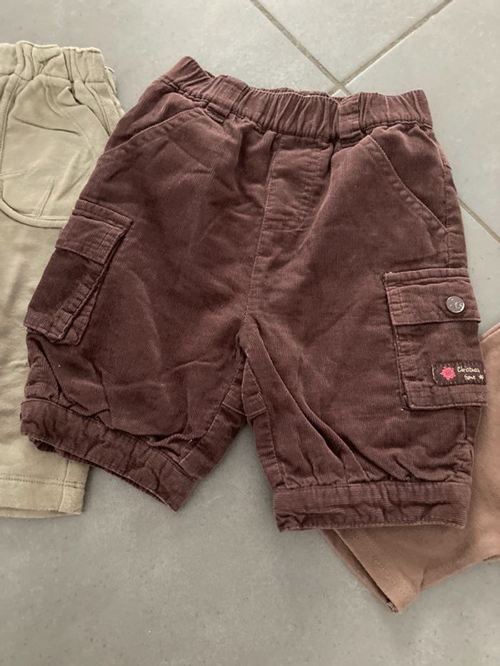 Lot pantalon pantacourt 6 mois vêtement bébé fille - photo numéro 4