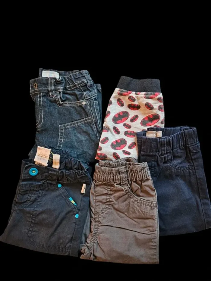Lot de 5 pantalons - 12 mois