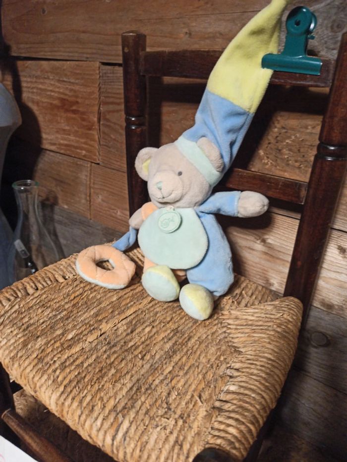 Peluche doudou ours baby nat be - photo numéro 3