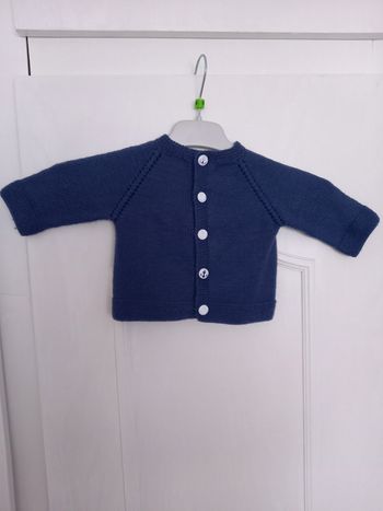 Gilet bleu taille 3 mois