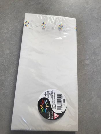 Clairefontaine 20 Enveloppes Adhésives Format DL 11x22cm 120g/m² Coloris Gris Perle jamais ouvert