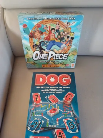 Lot One Piece Dog (petits chevaux) grand format et multilingues neufs et complets 8 ans+