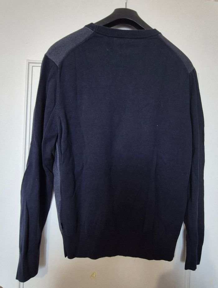Pull col rond dockers taille M 38 bleu tres foncé et chine - photo numéro 3