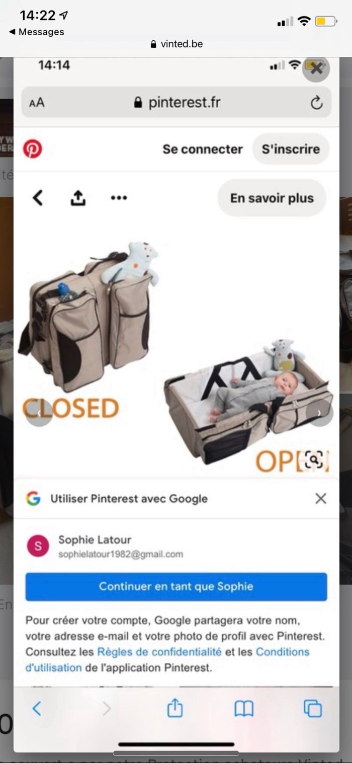 Sac à langer