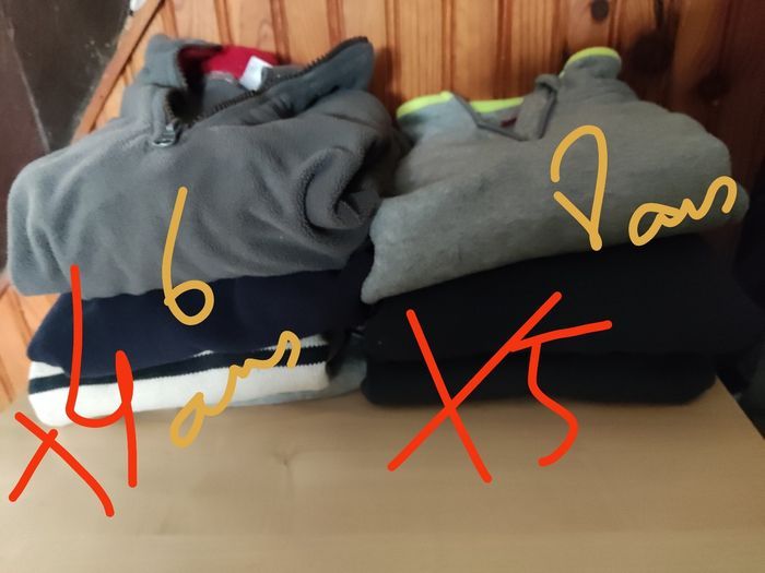 Vend pull/ polo 6/8ans