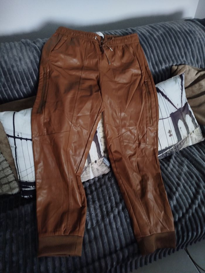 Pantalon simili cuir Rick Cardona New York - photo numéro 6