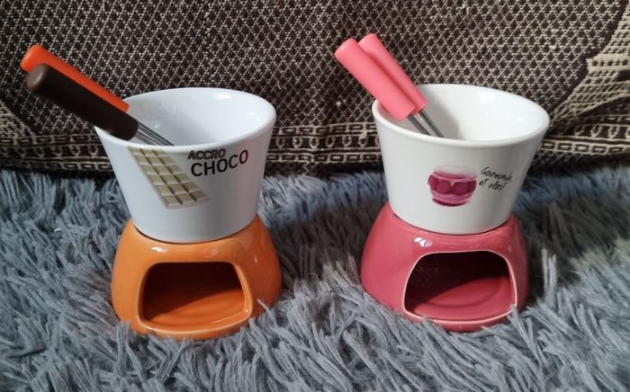 Lot mini service à fondu