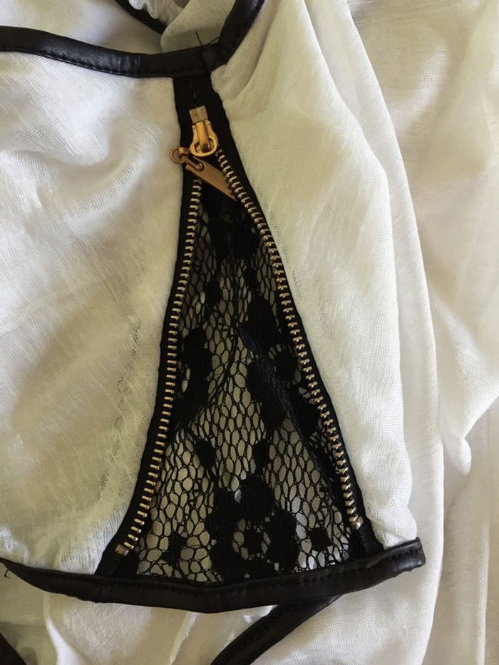 Top Mim blanc Taille M - photo numéro 2
