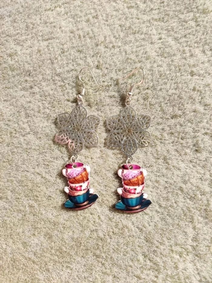 Boucles d'oreilles artisanales - photo numéro 4