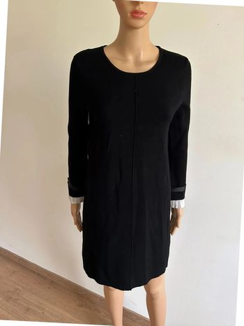 Robe pull noire et blanche à manches longues Morgan taille 36 TBE