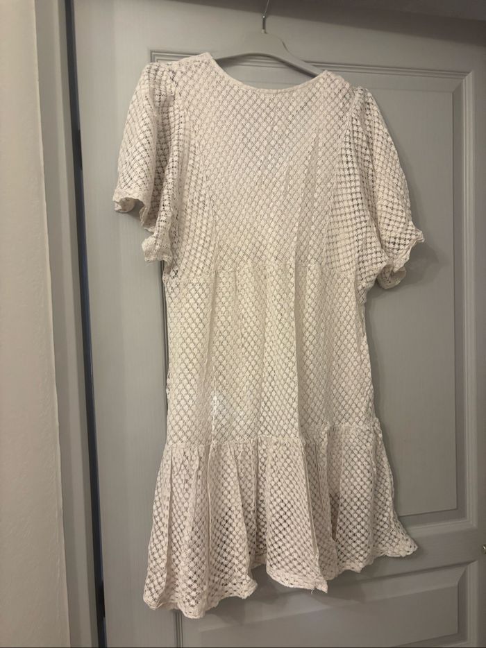 Robe en dentelle manches courtes mango S - photo numéro 6