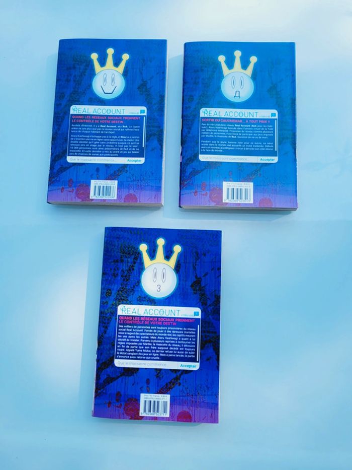 Manga Real Account tomes 1 à 3 - photo numéro 2