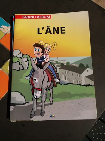 Grand livre album l'âne