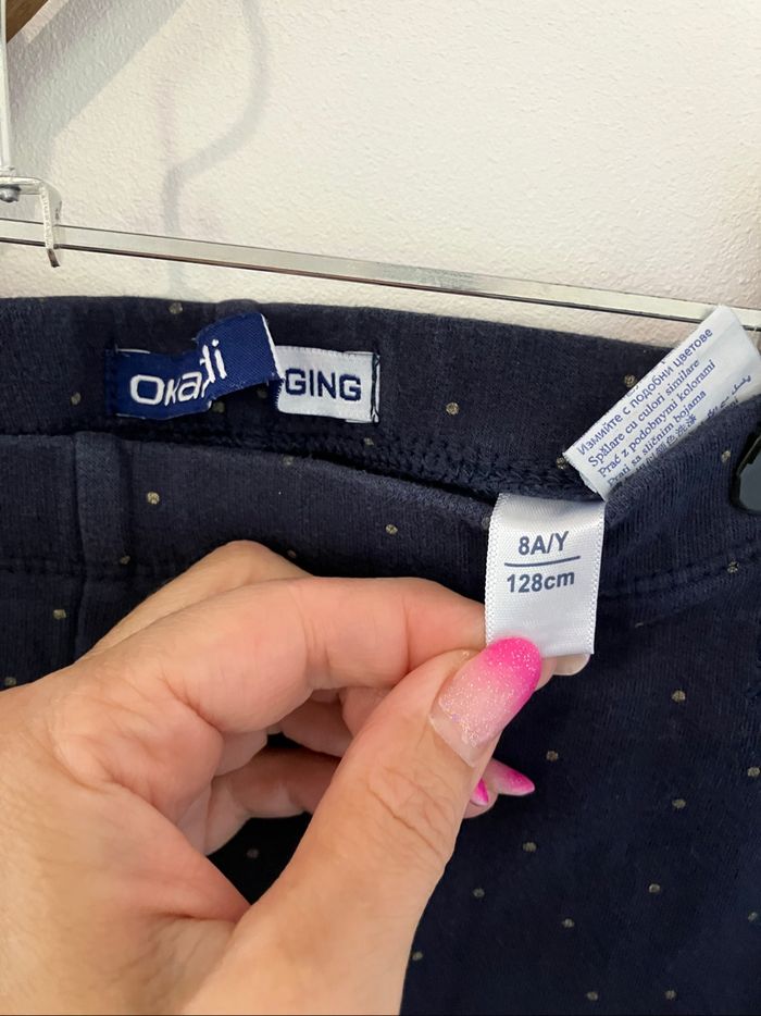 Legging chaud bleu marine fille 8 ans okaidi - photo numéro 3