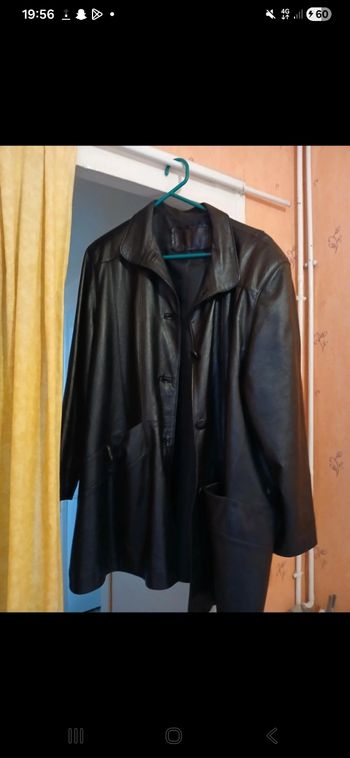 Manteau en cuir