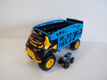 Camion transporteur - Hot Wheels - Rodger Dodger - Monster Trucks