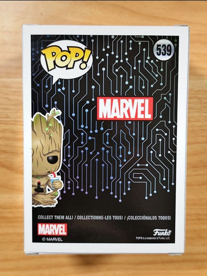 Lot 2 Funko Pop! Groot (Gamer) #539 + Venomized Groot #601 - photo numéro 4