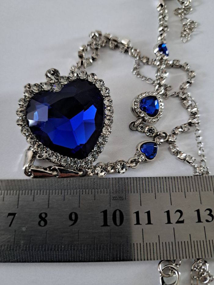 Lot Coeur de l'océan Titanic bracelet et pendentif vendu avec une pochette - photo numéro 7