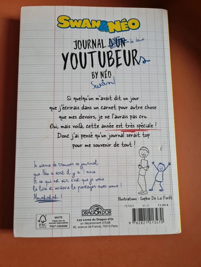 Swan et Neo - journal de deux youtubeurs - tome 1 et 2 - photo numéro 4
