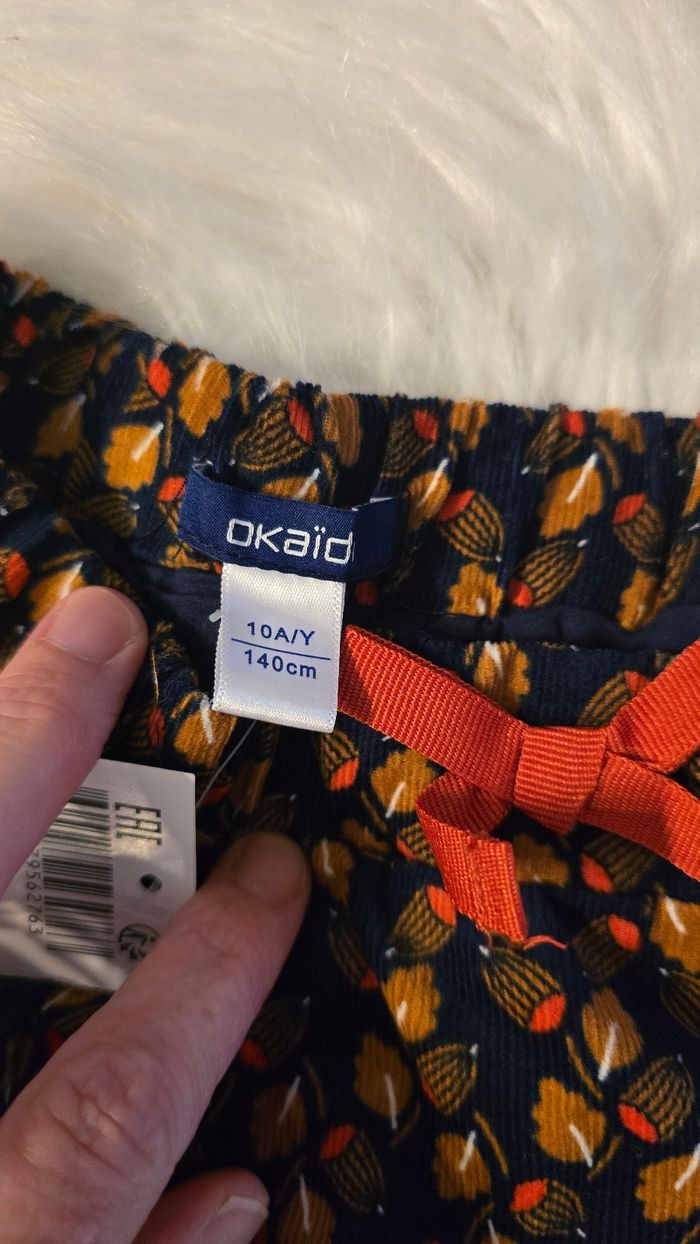 Neuve (non portée) 🤩😍  🏷superbe jupe velours 10 ans fille 😍🤩🩷 - photo numéro 4