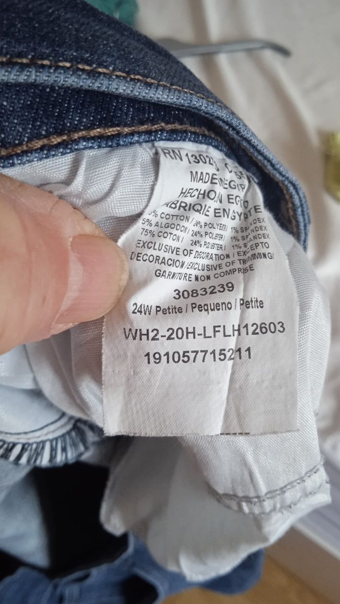 Jeans Lee Bleu Oversize femme en 3XL - photo numéro 8