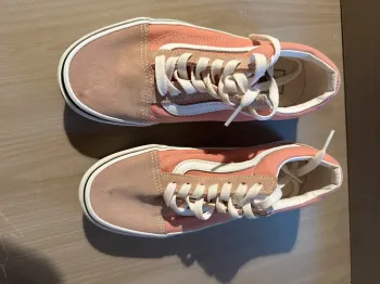 Chaussures Vans Old Skool  Rose Pour Femme