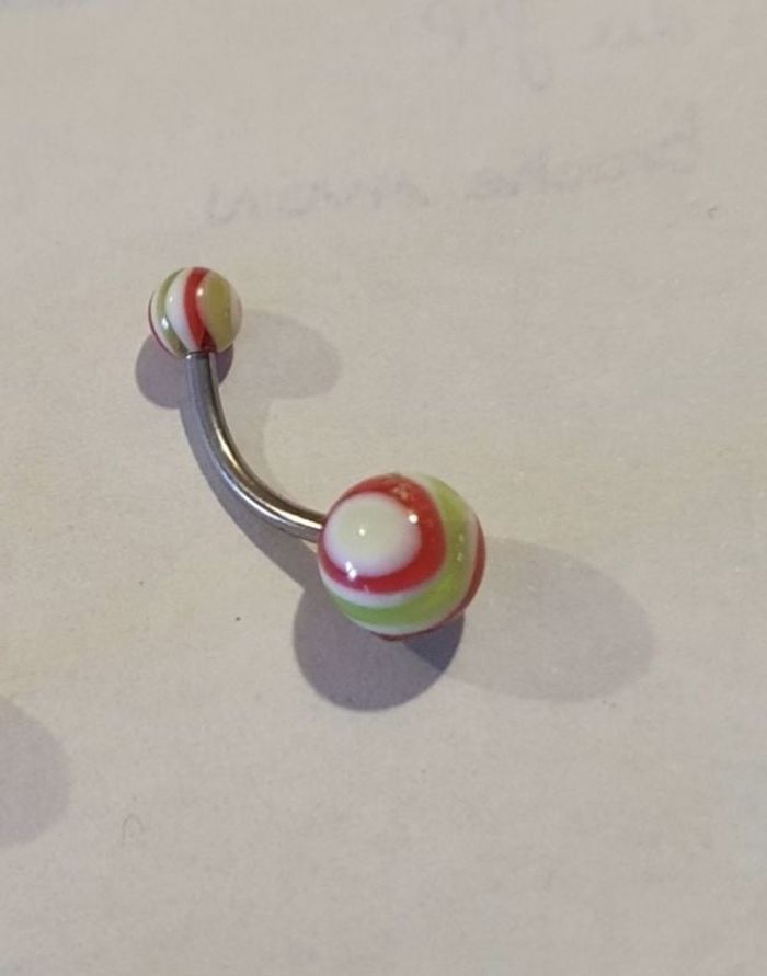 Piercing Nombril neuf multicolore