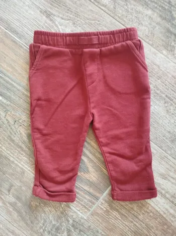 Pantalon bordeaux bébé garçon 6 mois