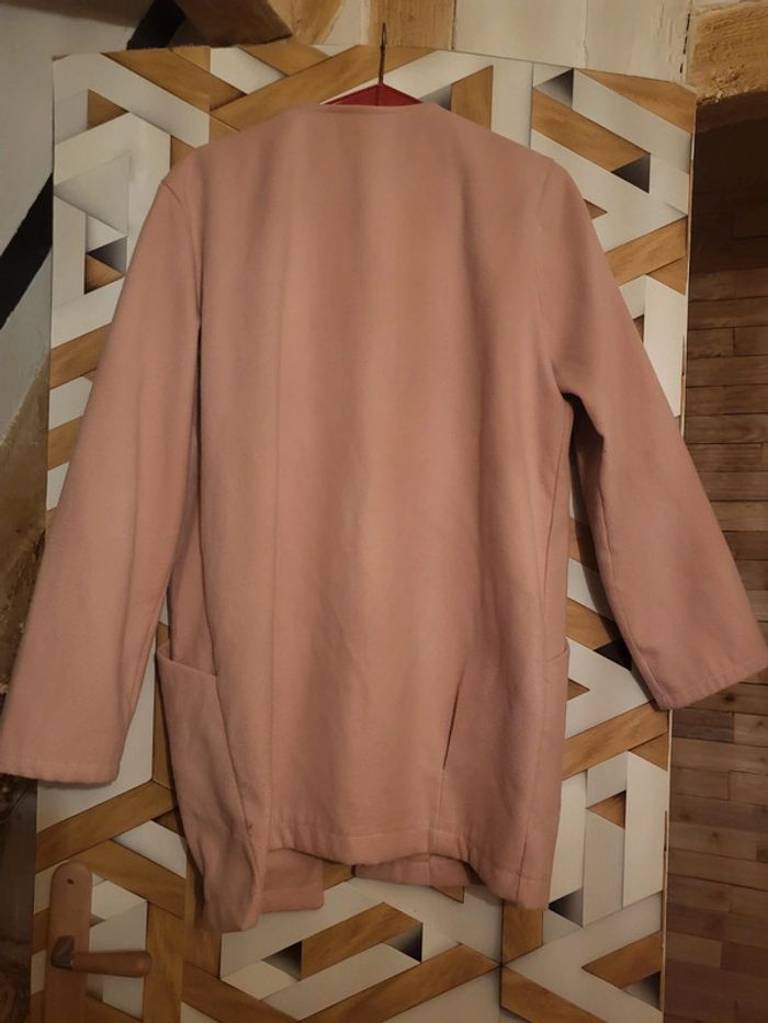Manteau femme taille unique vieux rose - photo numéro 2