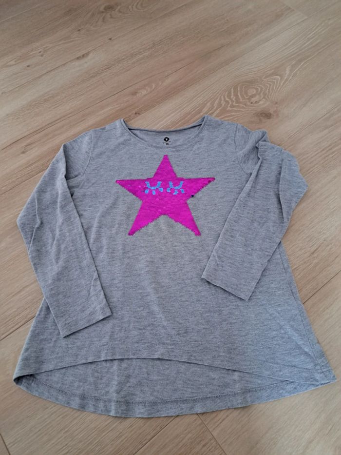 Tshirt sequins 6 ans