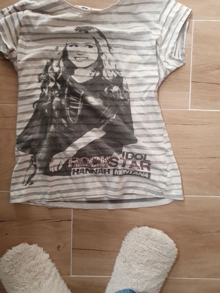 Tee-shirt rayures grises - photo numéro 2