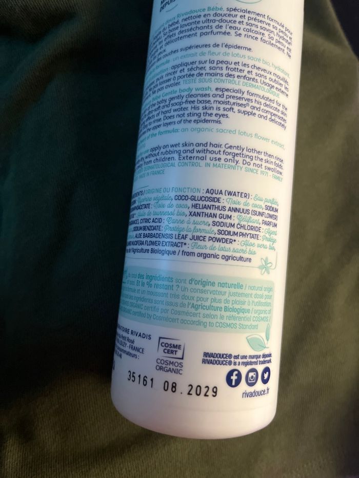 GEL LAVANT DOUX RIVADOUCE - photo numéro 2