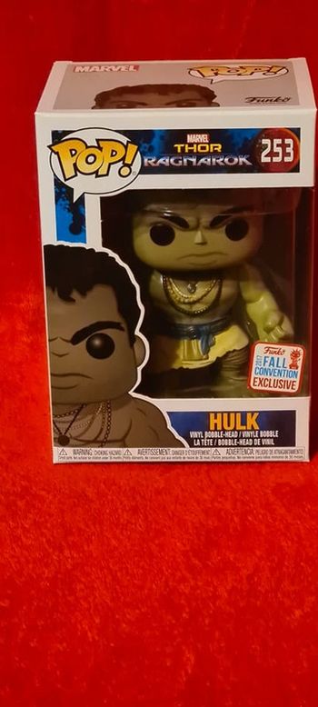 Funko POP Hulk Thor Ragnarok Casual-NYCC 2017 Convention Exclusive Marvel #253