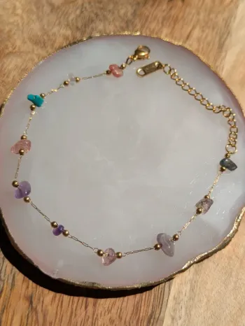 Bracelet avec perles naturelles #tendance