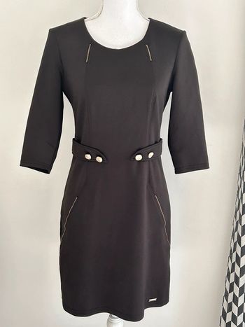 Robe Noire Cintrée Bezko - Taille 36