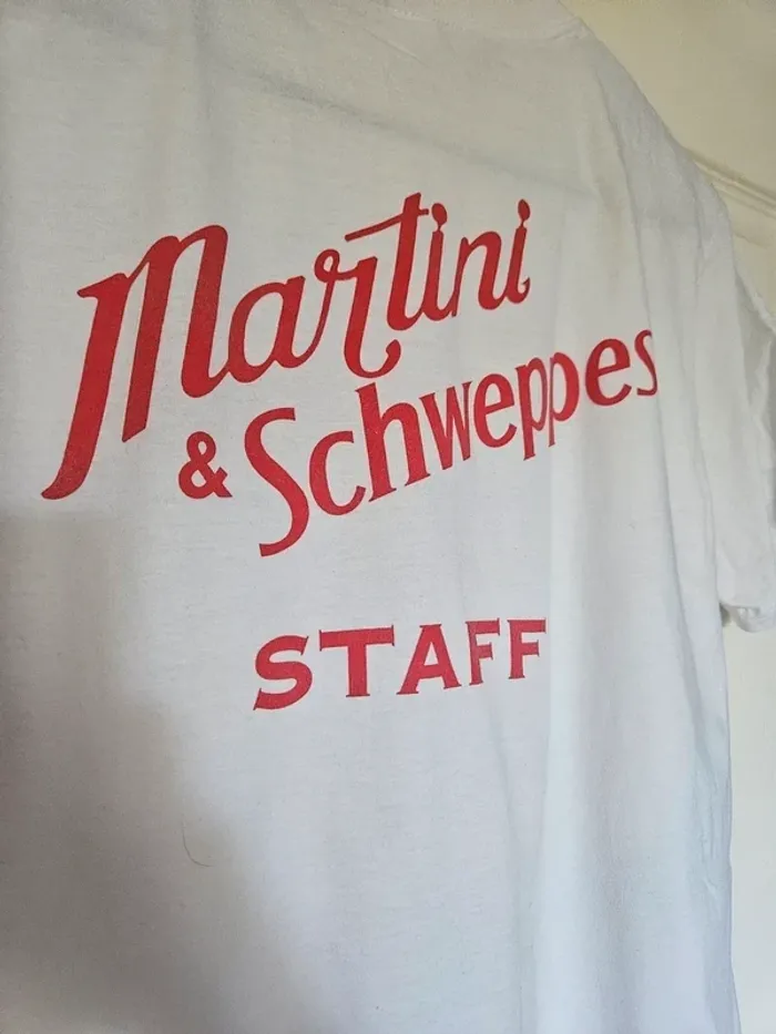 T-shirt blanc - Martini & Schweppes - photo numéro 3